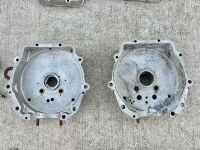 NORTON: A Norton engine with casing, timing covers, cylinder head with barrel and piston , engine #ES42369 [Location: Sydney] - 4