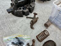 NORTON: A Norton engine with casing, timing covers, cylinder head with barrel and piston , engine #ES42369 [Location: Sydney] - 28