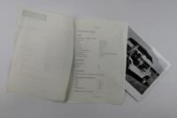 AUSTIN: A September 1972 Information Press release with MOKE information and specifications. French text - 2