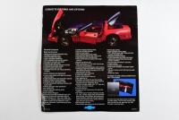 CORVETTE: A 1985 Chevrolet Corvette colour sales brochure - 3