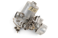 S.U. CARB: An S.U. carburetor with manifold to suit Triumph Thunderbird model [Location: Melbourne] - 2