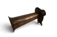 HORN: A Brasco (USA) brass horn, 25cm long [Location: Melbourne] - 2