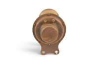 HORN: A Brasco (USA) brass horn, 25cm long [Location: Melbourne] - 3