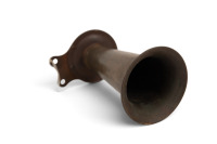 HORN: A Brasco (USA) brass horn, 25cm long [Location: Melbourne] - 5