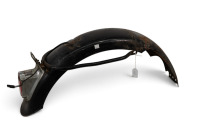 TRIUMPH: A c1960s Triumph rear mudguard with stay & fitted with Harley-Davidson tail light [Location: Melbourne] - 2