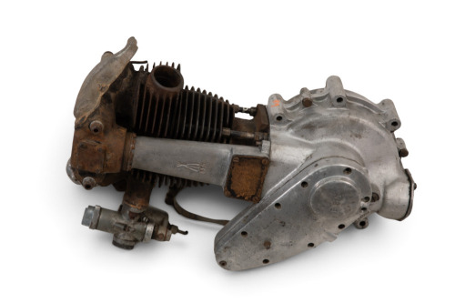 BSA: A BSA overhead valve 500cc engine, marked 'XB34355', almost complete, turns [Location: Melbbourne]