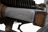 BSA: A BSA overhead valve 500cc engine, marked 'XB34355', almost complete, turns [Location: Melbbourne] - 3