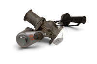 AMAL: An Amal GP carburetor, marked '15DB', bore width '1 1/2, also marked "T3GP2', with cable & twist grip [Location: Melbourne] - 4