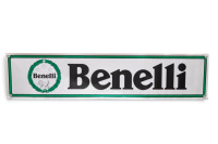 BENELLI: A Benelli vinyl banner, 30cm high, 130cm wide [Location: Melbourne]