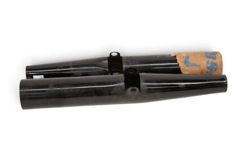 BSA: A pair of NOS BSA fork shrouds, 38mm length [Location: Melbourne]