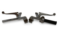 BSA: A pair of BSA Goldstar clip-ons with twist grips [Location: Melbourne] - 2
