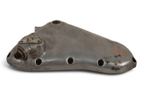TRIUMPH: A pre-unit Triumph timing cover with tacho drive, to suit alternator engine model [Location: Melbourne] - 2