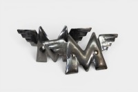 MATCHLESS: A pair of original 1950s Matchless tank badges