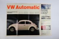 VOLKSWAGEN: A 1967 Volkswagen colour sales brochure. Beetle and 1600 model information - 4