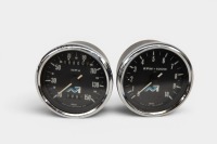SMITHS: A pair of new Smiths speedometer & tachometer, to suit Norton or Triumph, three inch diameter on both [Location: Melbourne]