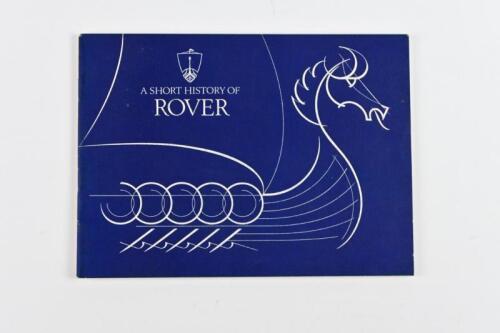ROVER: 'A Short History Of Rover' booklet. Second edition