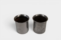 VELOCITY STACKS: A pair of carburetor velocity stacks, approx 45mm width, to suit Amal carbs 930 & 932 concentric type [Location: Melbourne] - 5