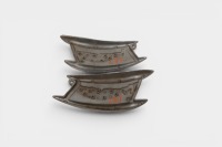 TRIUMPH: A pair of Triumph tank badges to suit Tiger Cub & US Tiger 100 models - 3