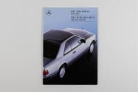 MERCEDES-BENZ: A 1988 Mercedes-Benz Mid-Series Coupe (230CE/300CE) fold-out sales brochure