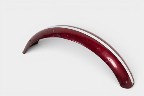 TRIUMPH: A c1970s Triumph Bonneville front guard [Location: Melbourne]