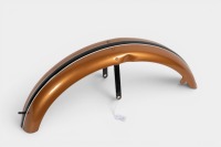TRIUMPH: A circa early 1950s Triumph rigid Thunderbird / Tiger 100 front guard [Location: Melbourne] - 2