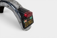 BSA: A BSA Super Rocket rear mudguard with number plate bracket & tail light [Location: Melbourne] - 3