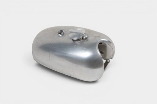 BSA: A BSA B44 Victor alloy fuel tank with cap & tap