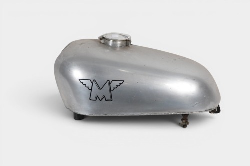 MATCHLESS: A Matchless alloy competition fuel tank with cap & tap