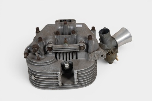 BSA: A BSA 500cc Goldstar parts engine, thought to be from a factory scrambler racebike