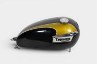TRIUMPH: A c1973/74 Triumph T150 fuel tank with cap, tap & badges [Location: Melbourne] - 2