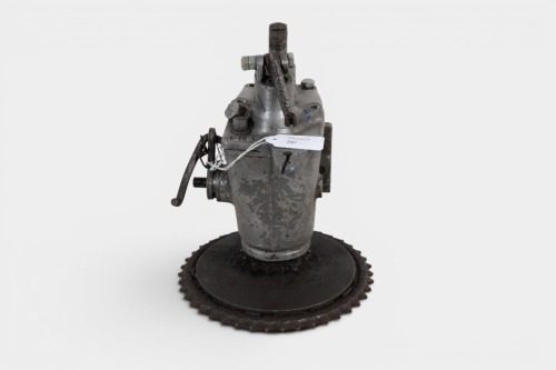ALBION: An Albion gearbox with clutch, stamped 'ME927' [Location: Melbourne]