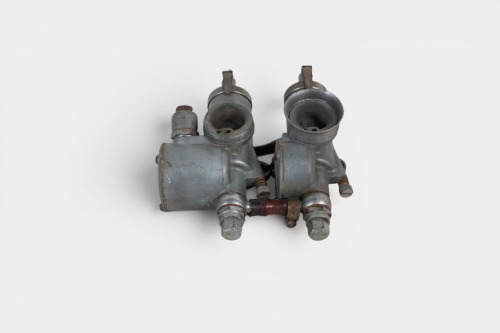 AMAL CARBS: A pair of Amal monoblock carburetors, to suit Norton 650SS or Atlas [Location: Melbourne]