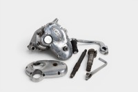 NORTON: A c1949-56 'laydown' Norton gearbox and associated parts, stamped 'G1012129' [Location: Melbourne]