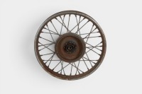 TRIUMPH: A Triumph pre unit 19 inch front wheel [Location: Melbourne]