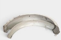 TRIUMPH: A pair of c1967 Triumph unit 650 mudguards, purple on white paintwork [Location: Melbourne] - 3