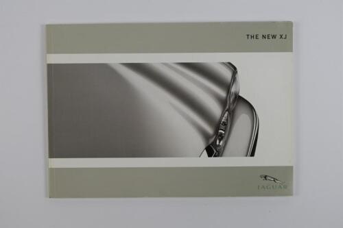 JAGUAR: A 2003 Jaguar XJ sales brochure. With colour guide