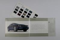 JAGUAR: A 2003 Jaguar XJ sales brochure. With colour guide - 2