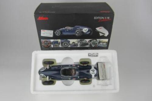 COOPER: A 1:18 scale Cooper Climax T51 by Schuco, Limited Edition 0728/1500.