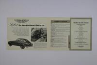 ASTON MARTIN: An original 1952 Aston Martin DB2 sales brochure - 3