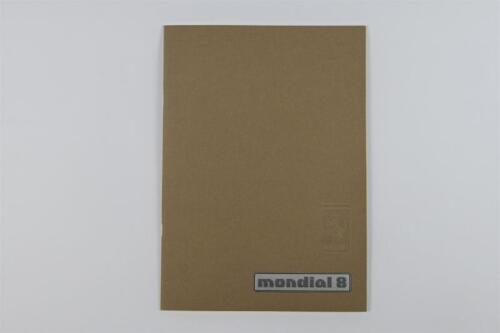 FERRARI: A 1980 Ferrari 'mondial 8' brochure. Mondial 8 black and white pictures