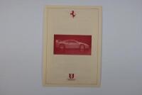 FERRARI: A Scuderia Veloce Motors (SVM) Ferrari F40 brochure