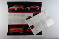 FERRARI: Two Ferrari items from 1989. 1989 Ferrari range brochure - 2