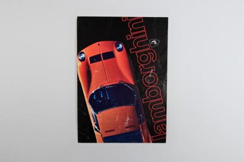 LAMBORGHINI: An original 1971 Lamborghini range sales brochure