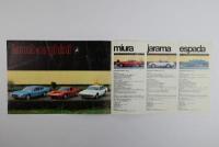 LAMBORGHINI: An original 1971 Lamborghini range sales brochure - 2