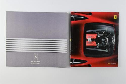 FERRARI: Two colour Ferrari sales brochures. Mondial Cabriolet and 360 sales brochures