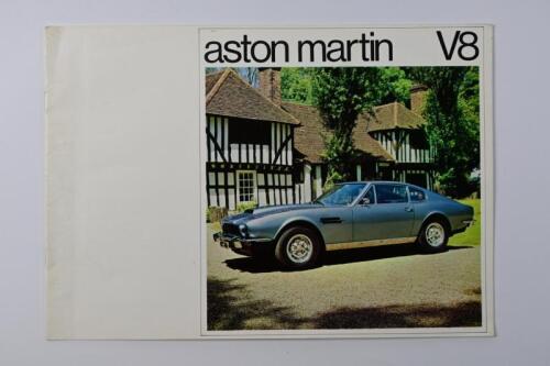 ASTON MARTIN V8: An Aston Martin V8 sales brochure