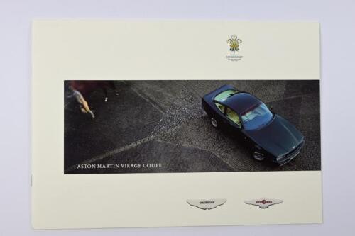ASTON MARTIN: A 1990 Aston Martin Virage Coupe sales brochure