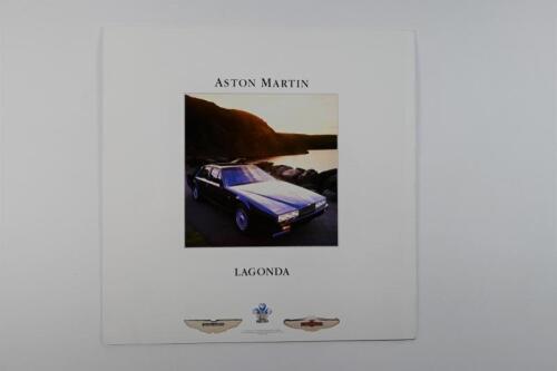 ASTON MARTIN: A large format 1987 Aston Martin Lagonda fold-out sales brochure