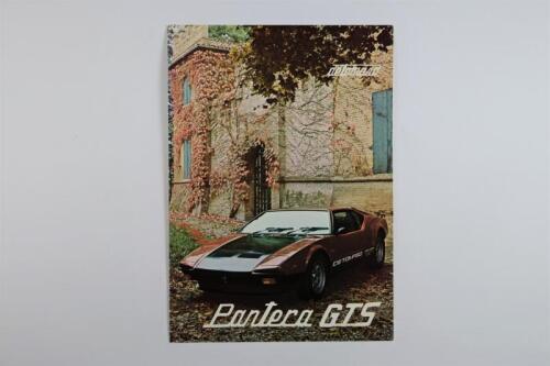 Detomaso: A rare Detomaso Pantera GTS 4 page sales brochure