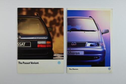 VOLKSWAGEN: Two Volkswagen sales brochures. Passat and Sharan sales brochures